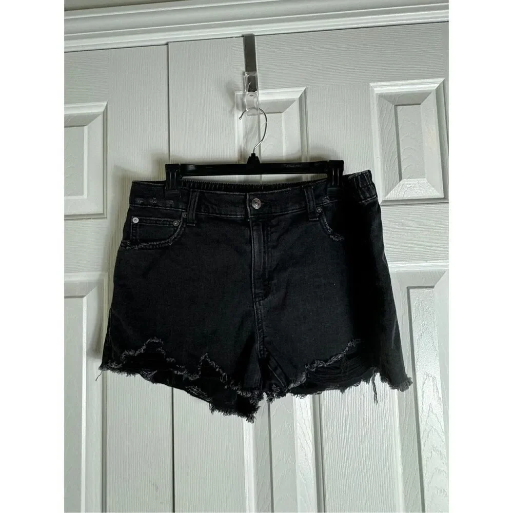 Aerie Womens Black Shorts Size Large